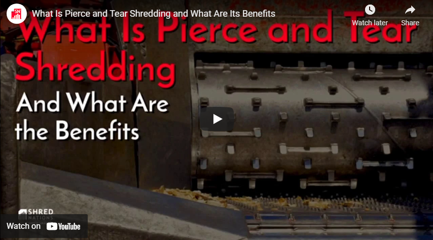 Pierce and Tear Shredding Services | Shred Nations